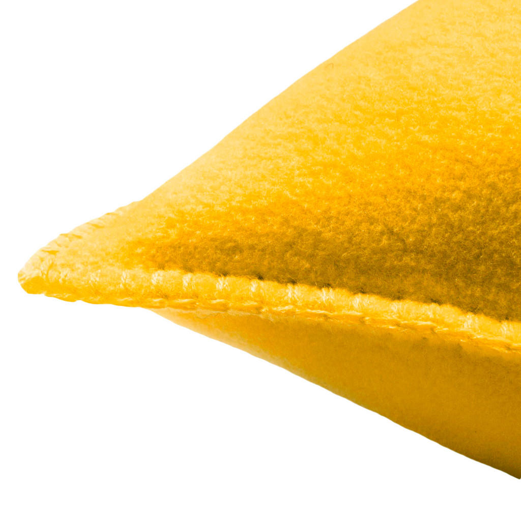 Thumbnail - Zoeppritz Kissenhülle Soft-Fleece, Currygelb, Textil, Uni, 50x50 cm, Textiles Vertrauen - Oeko-Tex®, bügelfrei, Wohntext...
