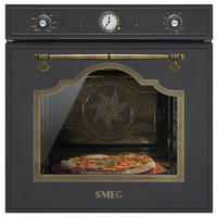 EINBAUBACKOFEN SFP750AOPZ  - Anthrazit/Messingfarben, Basics, Metall (59,7/59,2/54,8cm) - SMEG