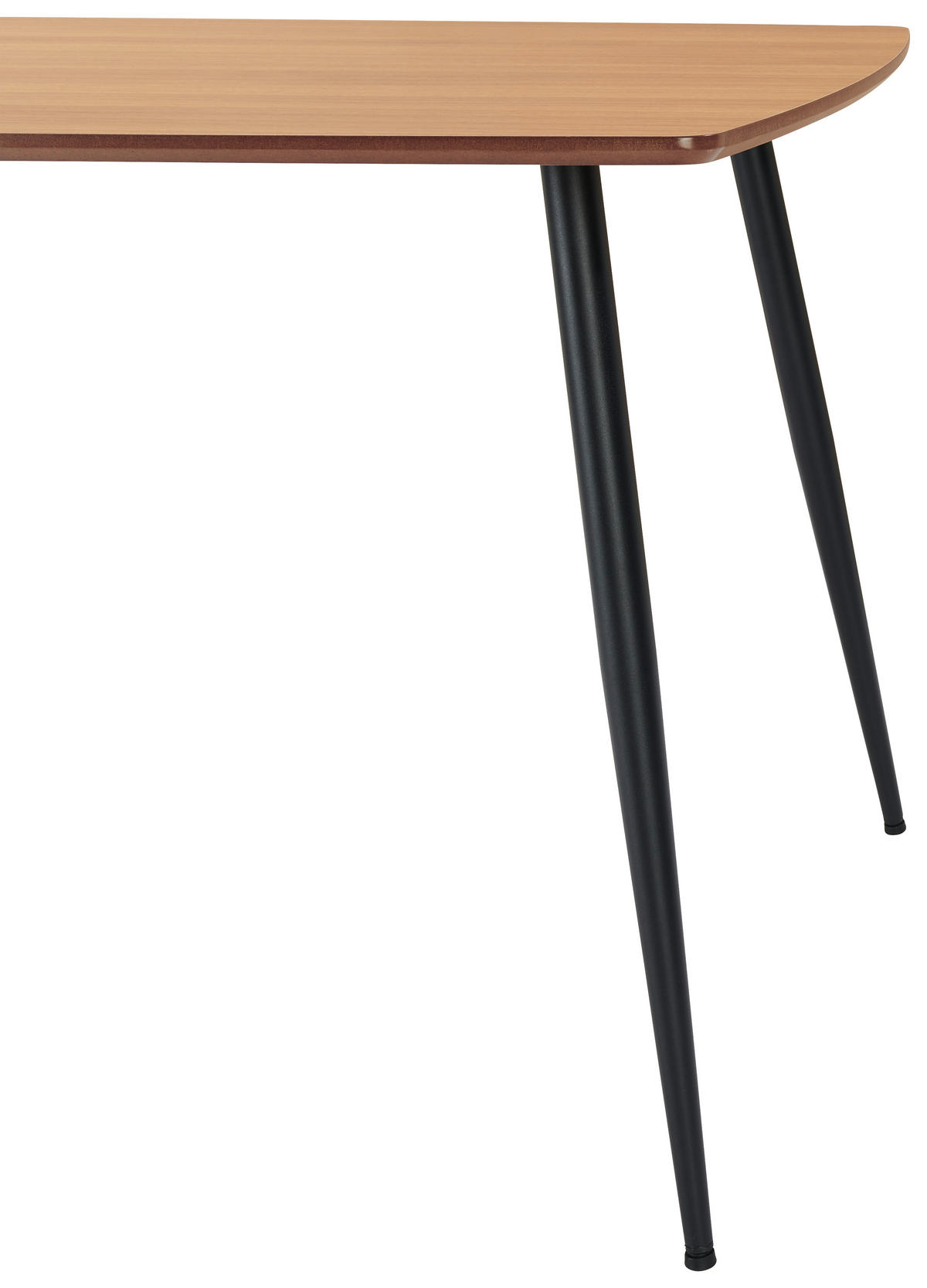 JÍDELNÍ STŮL, barvy akácie, 110/75/70 cm - černá/barvy akácie, Moderní, kov/kompozitní dřevo (110/75/70cm) - MID.YOU