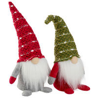 TOMTENISSE  - röd/grön, Lifestyle, textil (25cm) - X-Mas