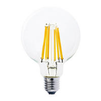 LED FILAMENT ŽARULJA - prozirno, Design, staklo (9.5/13.8cm)
