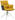 ARMLEHNSTUHL Mikrofaser, Leinenoptik Anthrazit, Gelb Edelstahl Sitzfläche 360° drehbar  - Edelstahlfarben/Gelb, Design, Textil/Metall (59/89,5/63cm) - Novel