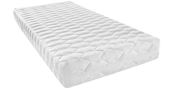 KALTSCHAUMMATRATZE 100/200 cm Höhe ca. 21 cm  - Weiß, Basics, Textil (100/200cm) - Sleeptex
