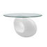 COUCHTISCH in Glas, Kunststoff 115/65/42 cm - Weiß, Design, Glas/Kunststoff (115/65/42cm) - Xora COUCHTISCH in Glas, Kunststoff 115/65/42 cm - Weiß, Design, Glas/Kunststoff (115/65/42cm) - Xora