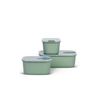 Set Recipiente De Alimente  - verde salvie/verde, Konventionell, plastic - Mepal