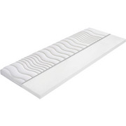 TOPPER 180/200 cm Schaumstoffkern - Weiß, Design, Textil (180/200cm) - SET ONE BY MUSTERRIN