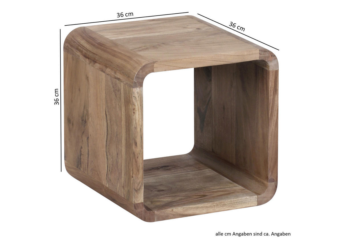 SADA ZASÚVACÍCH STOLÍKOV, akácia, farba akácie - farba akácie, Design, drevo (36/43/43cm) - MID.YOU