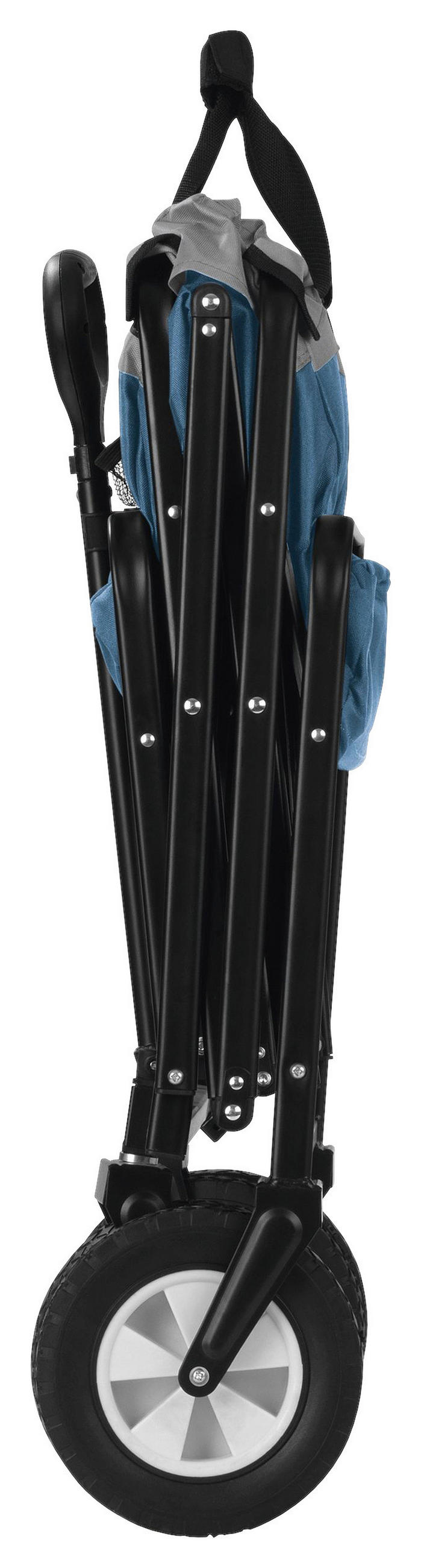 BOLLERWAGEN EASYmaxx Blau, Grau, Schwarz 100/50/61 cm  - Blau/Schwarz, MODERN, Kunststoff/Metall (100/50/61cm)