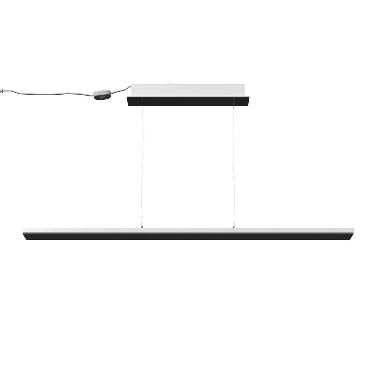 ZÁVĚSNÉ LED SVÍTIDLO, 115/13/200 cm  - barvy hliníku, Basics, kov/plast (115/13/200cm) - Novel