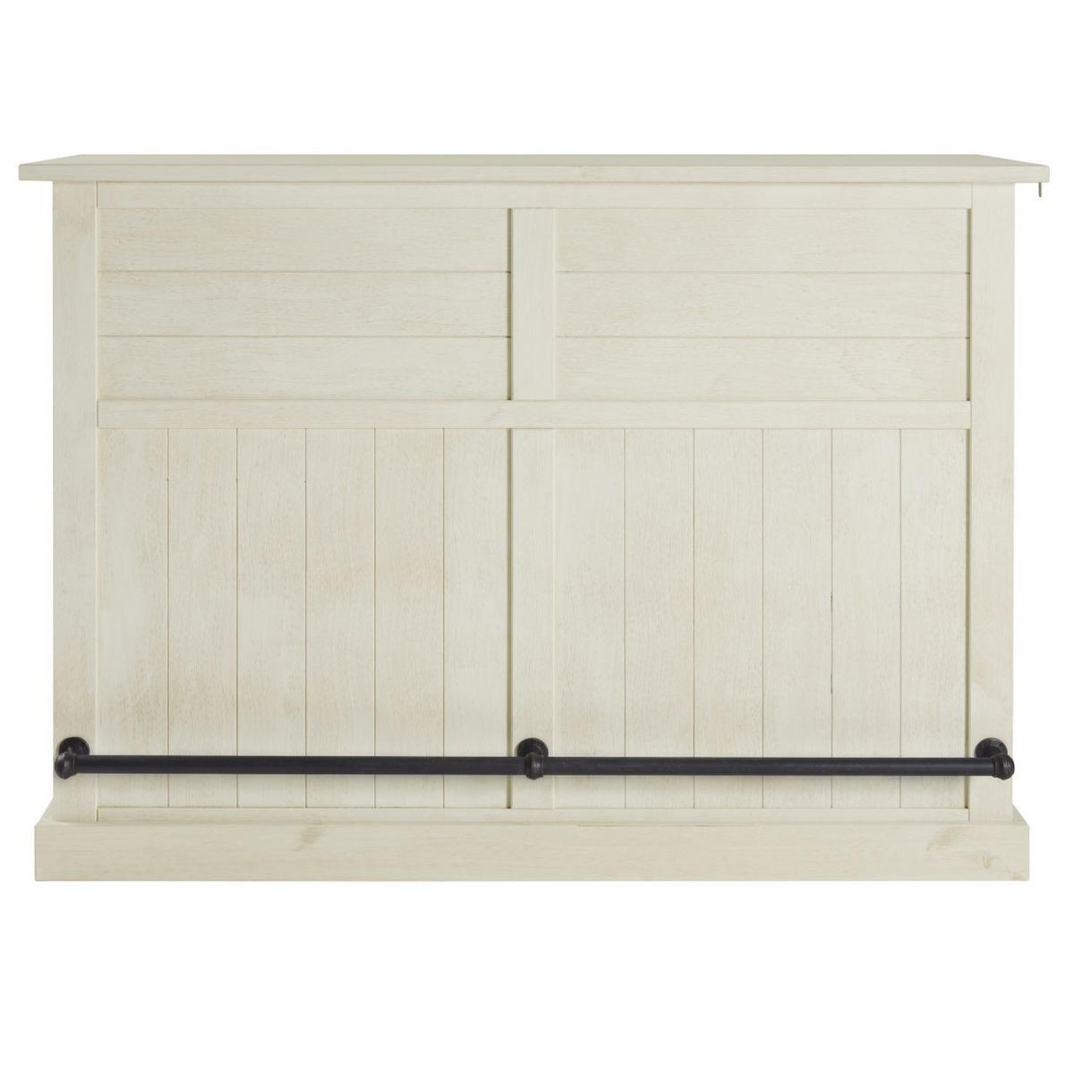BAR fehér  - fehér, Romantik / Landhaus, fa (140/104/48cm) - MID.YOU