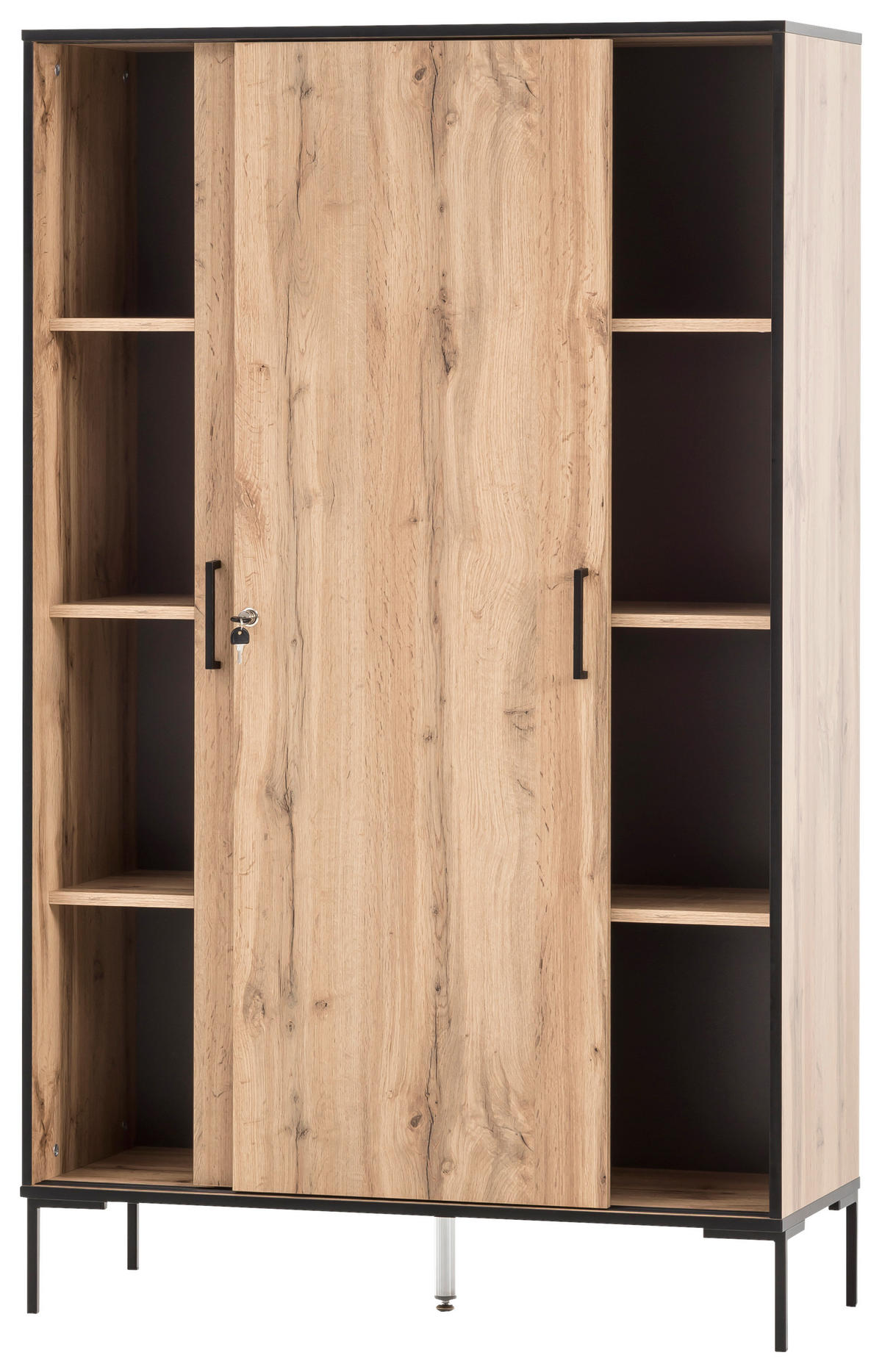 AKTENSCHRANK Eichefarben  - Eichefarben, MODERN, Holzwerkstoff (100,1/163,8/41cm) - MID.YOU