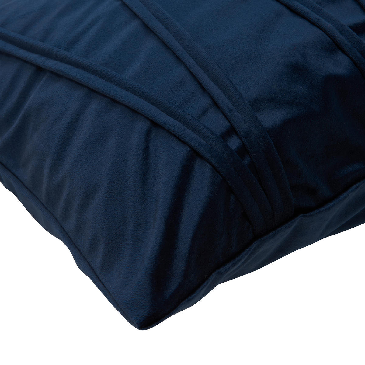 KISSENHÜLLE 40/60 cm  - Dunkelblau, Basics, Textil (40/60cm) - Novel
