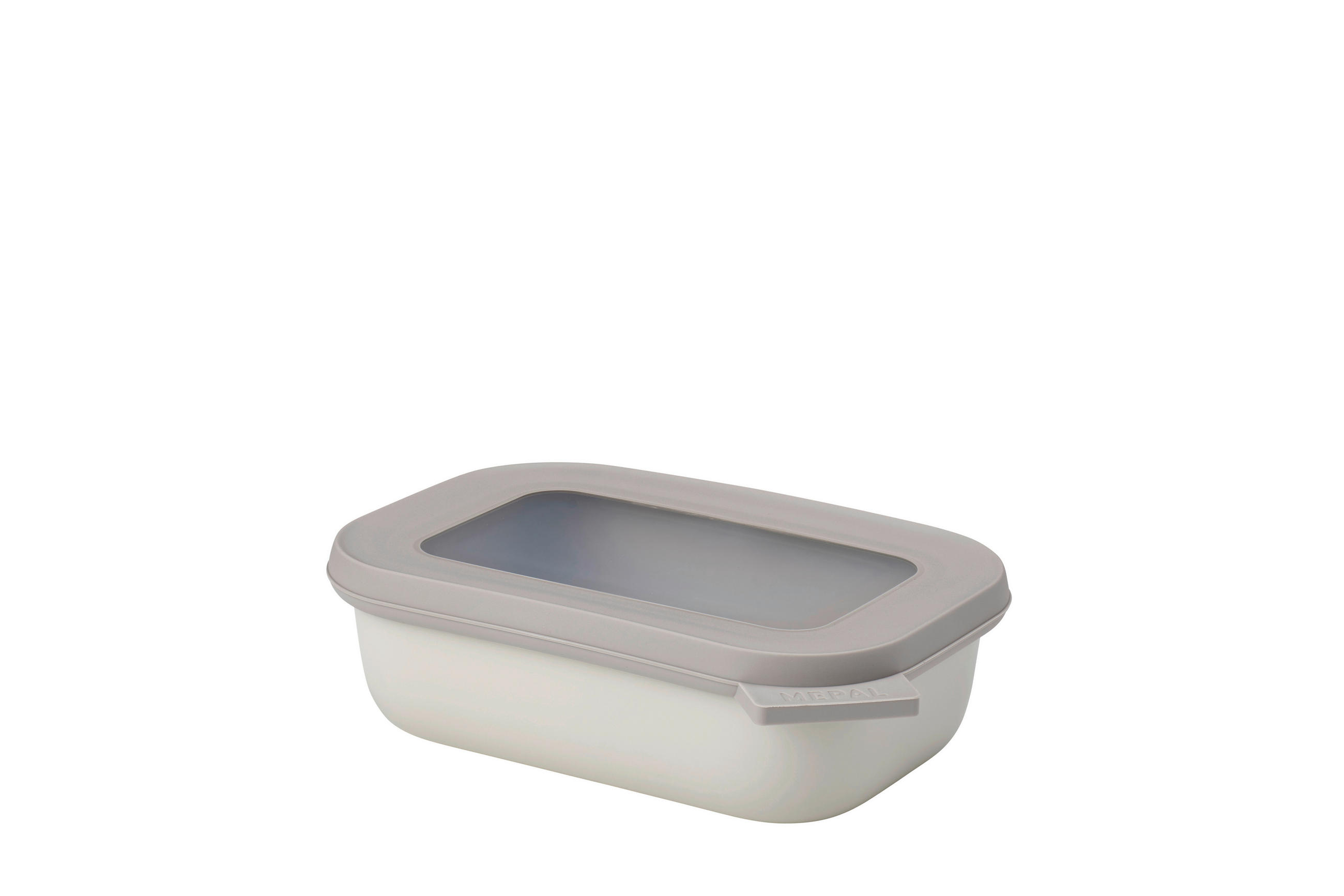 DÓZA NA POTRAVINY - bílá/světle šedá, Design, plast (0,5l) - Mepal