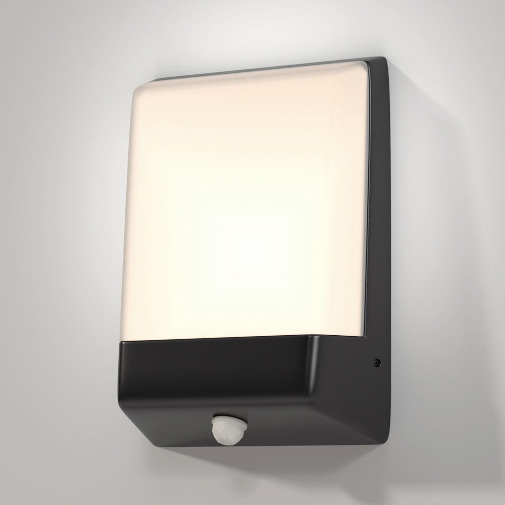 VÄGGLAMPA UTOMHUS - grafitfärgad, Modern, metall (16,1/5,9/21,1cm) - MAYTONI