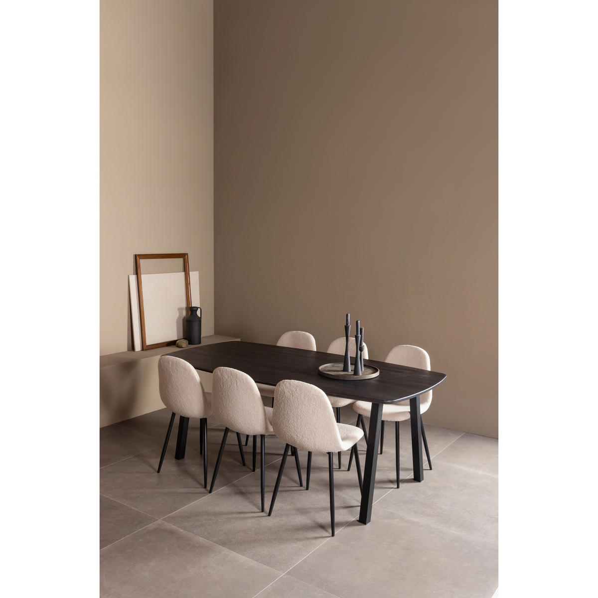 TISCHGESTELL in Metall   - Schwarz, MODERN, Metall (79/72/10cm) - Livetastic