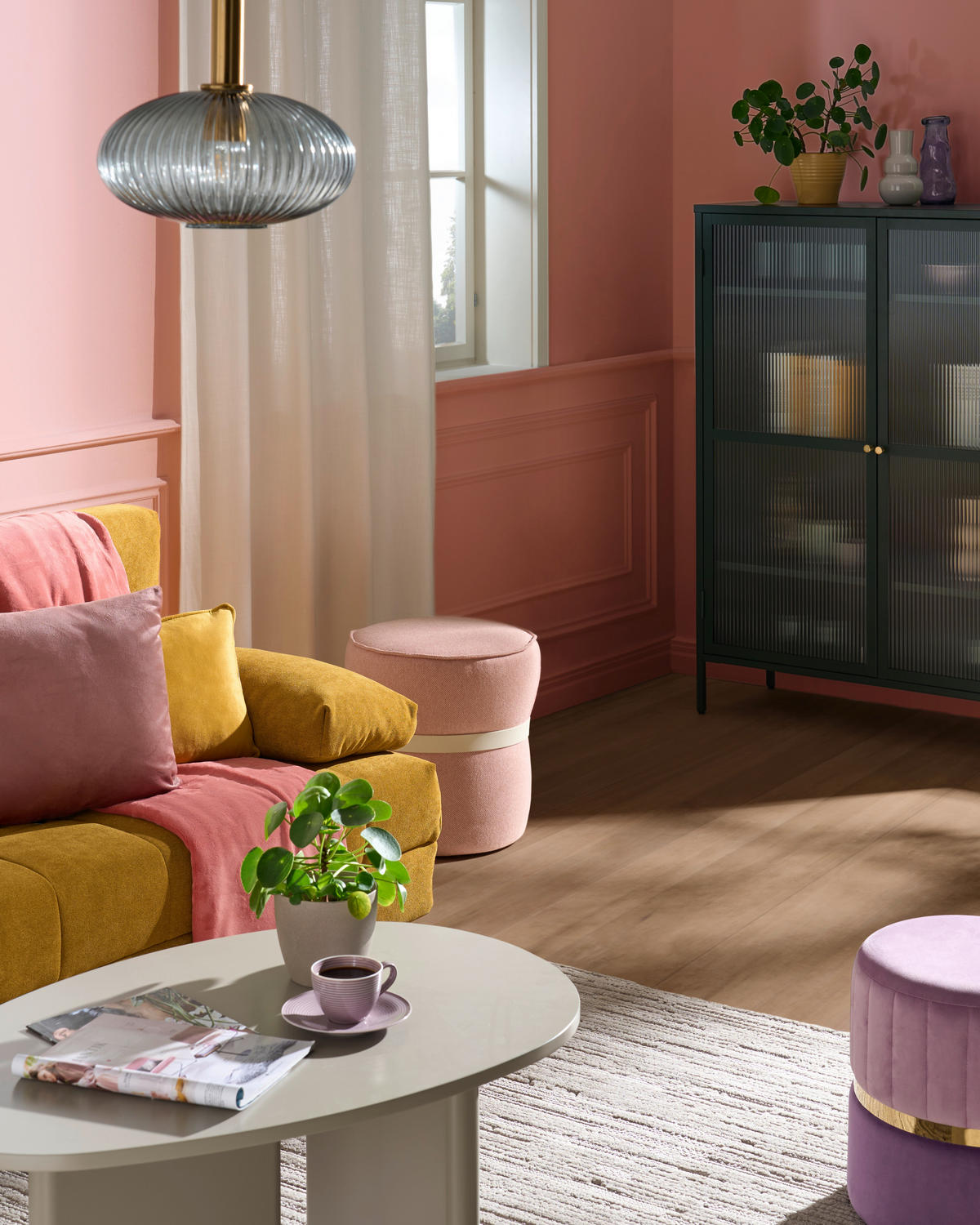 SCHLAFSOFA in Webstoff Gelb  - Gelb/Naturfarben, Konventionell, Holz/Textil (195/90/90cm) - Cantus