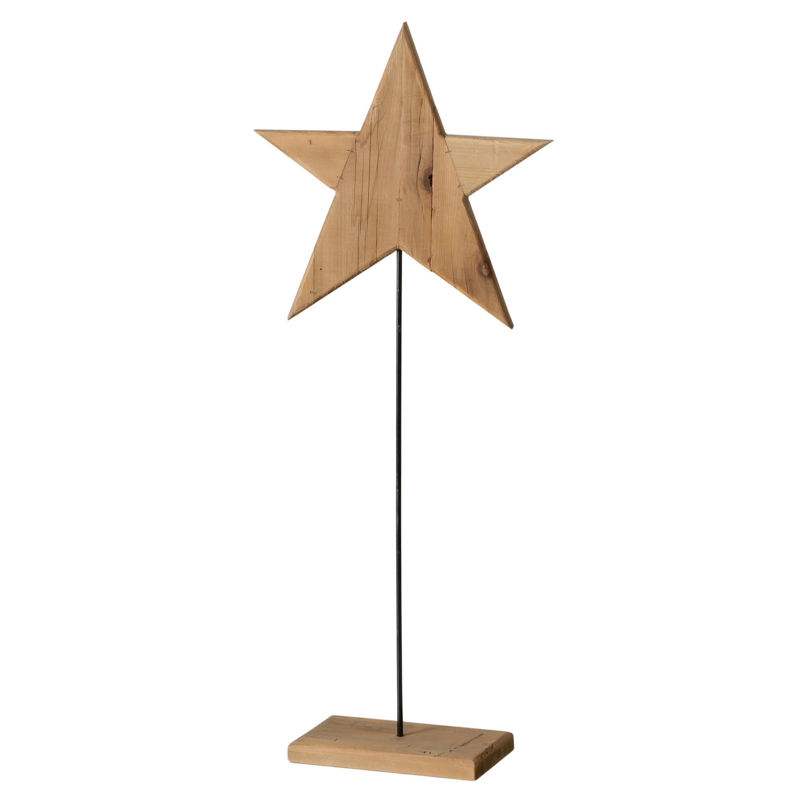 DEKOSTERN - Naturfarben, LIFESTYLE, Holz/Metall (48/18/120cm)