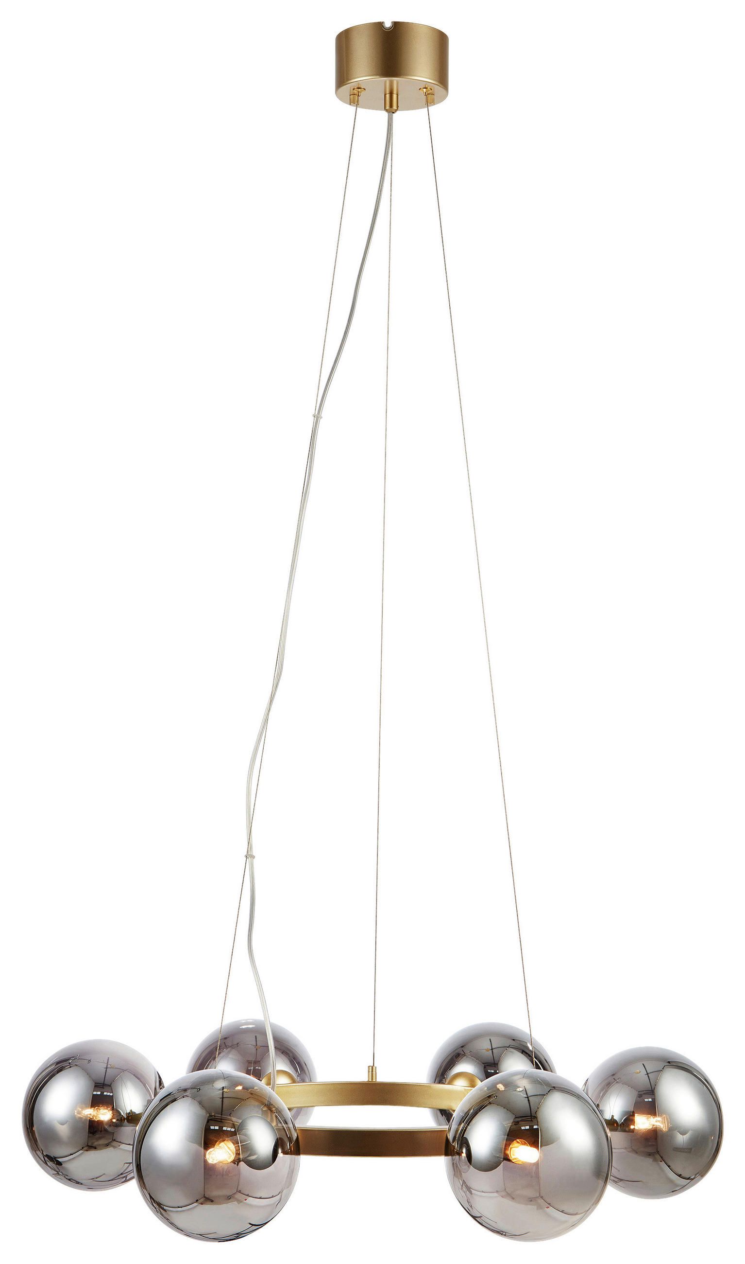 HÄNGELEUCHTE CIRCLE 71/15/71 cm   - Goldfarben/Grau, Basics (71/15/71cm) - Markslöjd
