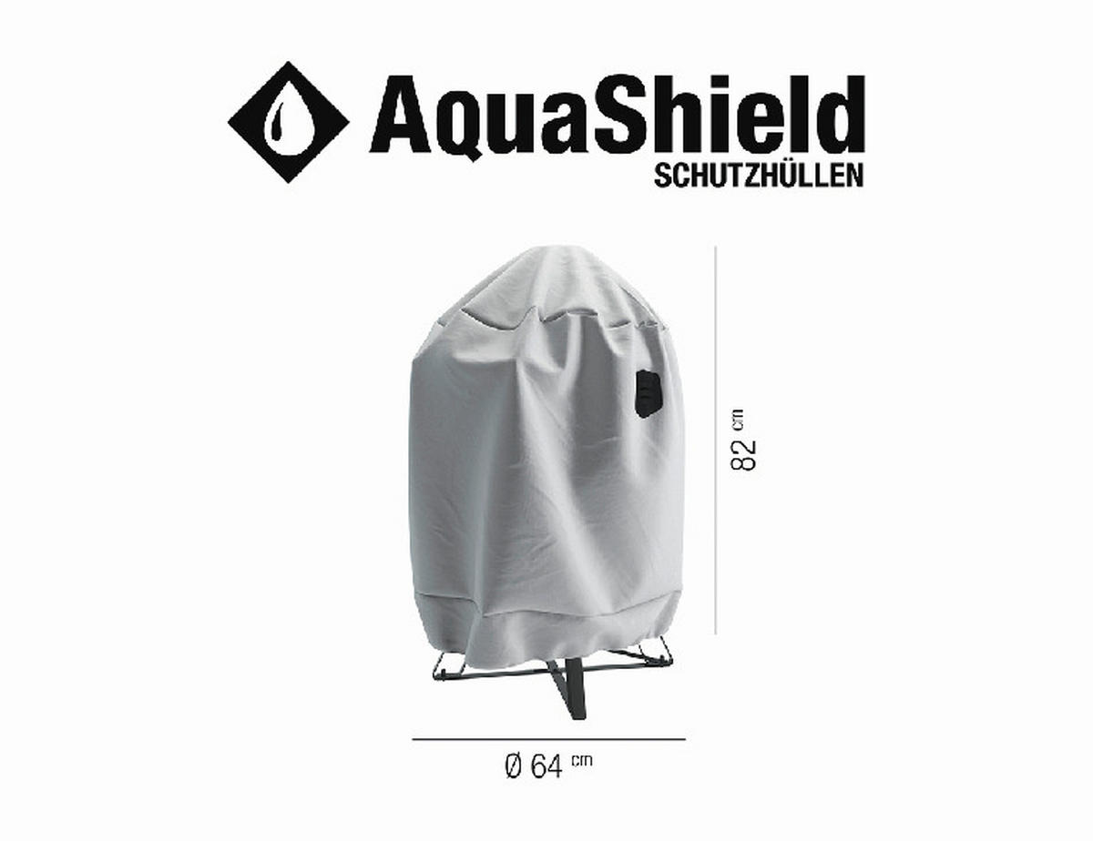 GRILLABDECKHAUBE 64/82/64 cm  - Hellgrau, Basics, Textil (64/82/64cm) - Siena Garden