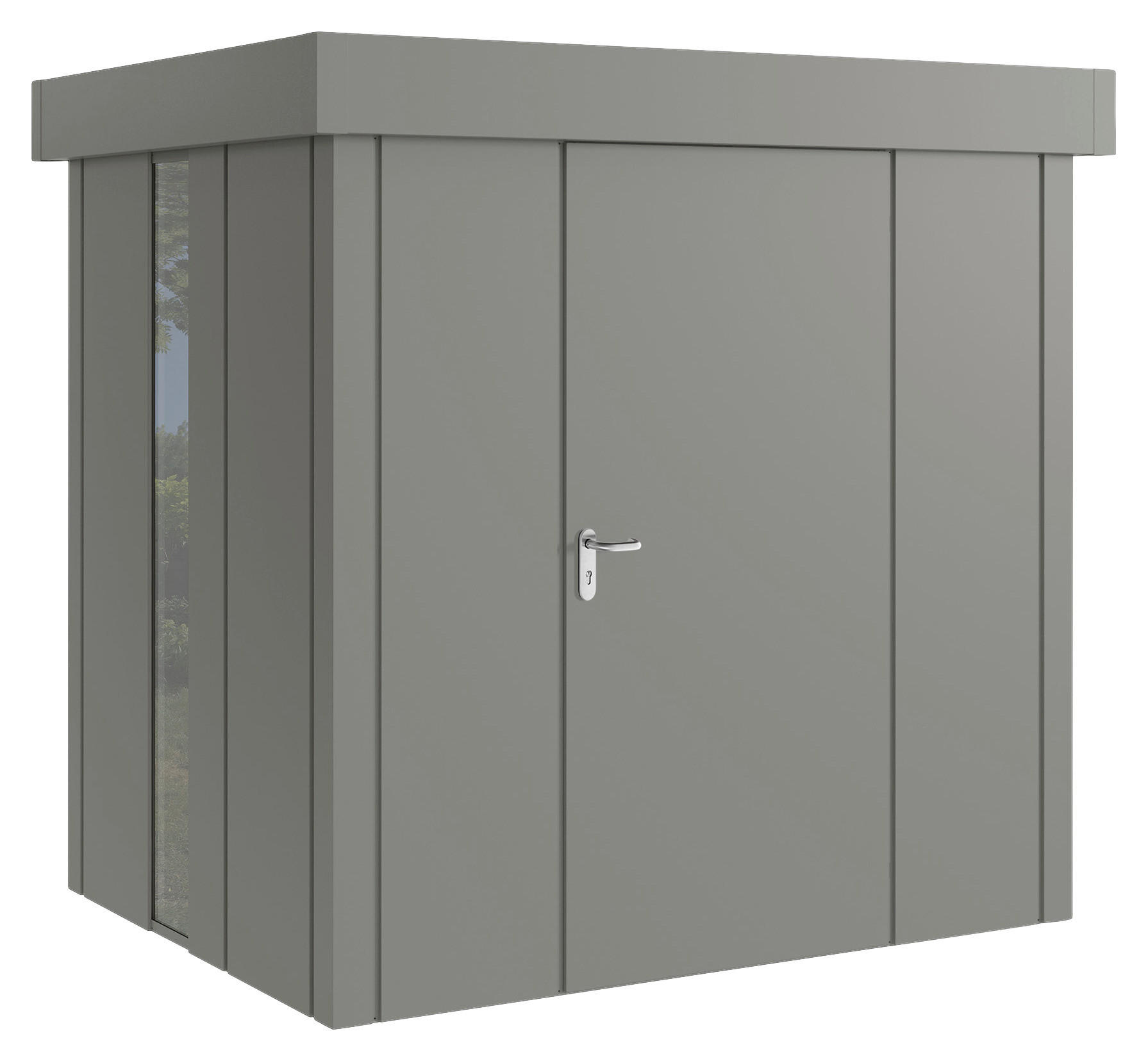 GERÄTEHAUS 229/220/181 cm  - Alufarben, Basics, Metall (229/220/181cm)