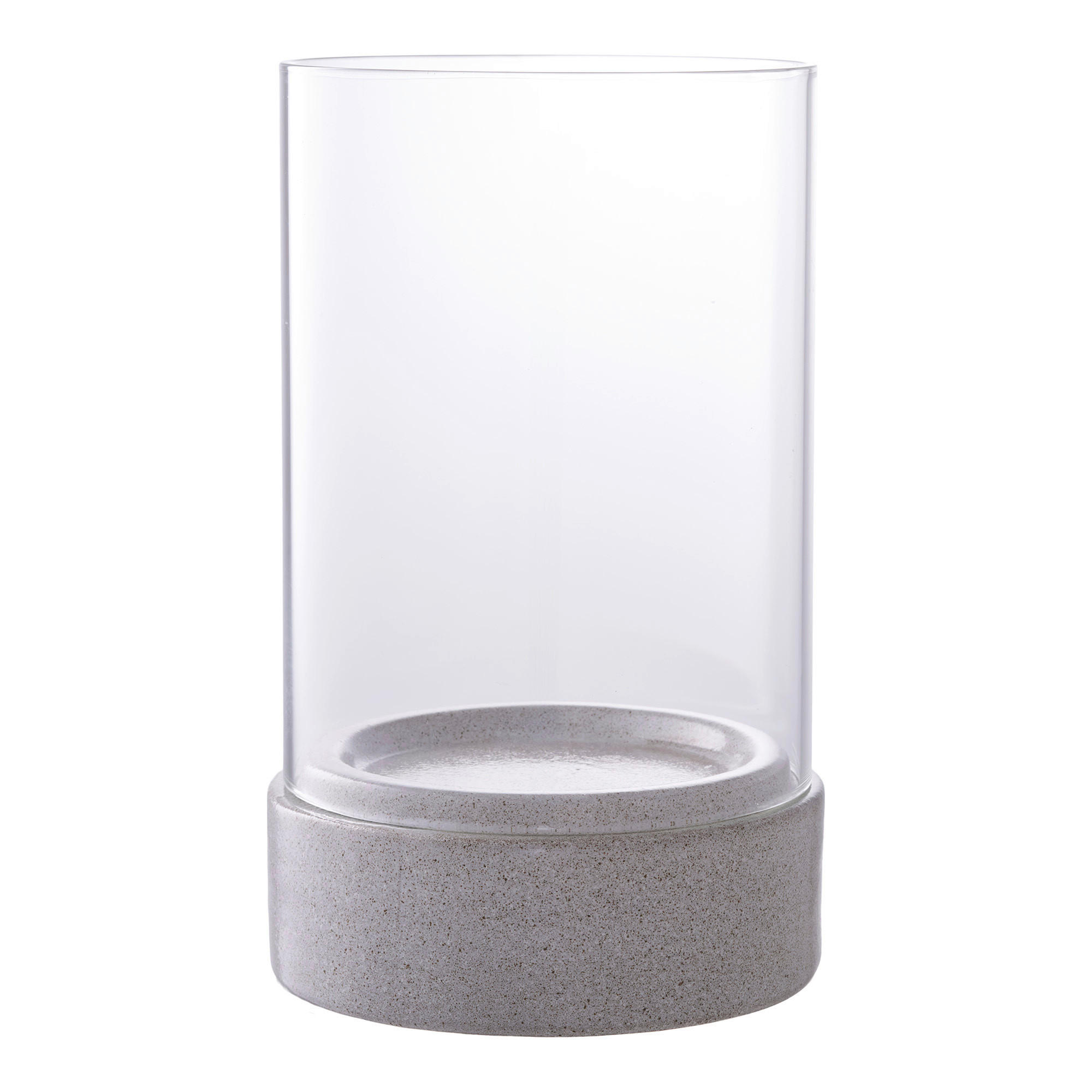 WINDLICHT Hellgrau  - Hellgrau, Basics, Glas/Keramik (16/25,5/16cm)