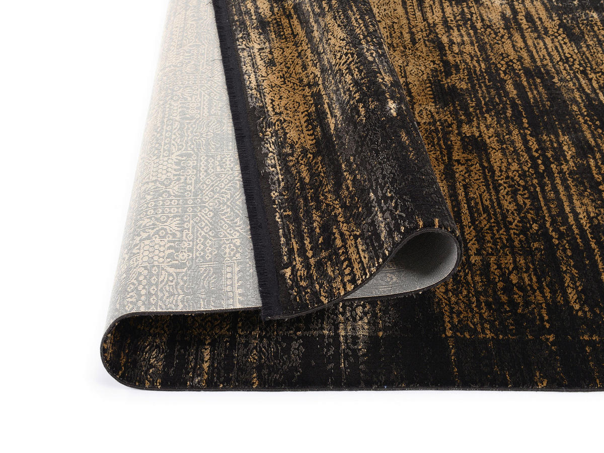 WEBTEPPICH  Wohnzimmer 78/150 cm Rio Goldfarben rechteckig  - Goldfarben, Design, Textil (78/150cm) - Dieter Knoll