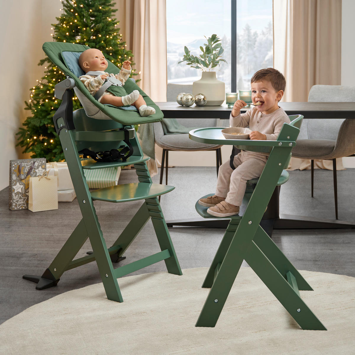 HOCHSTUHL Dunkelgrün Laurel Wreath 17-6009TPX  - Dunkelgrün, LIFESTYLE, Holz/Textil (45/50,5/78,5cm) - My Baby Lou