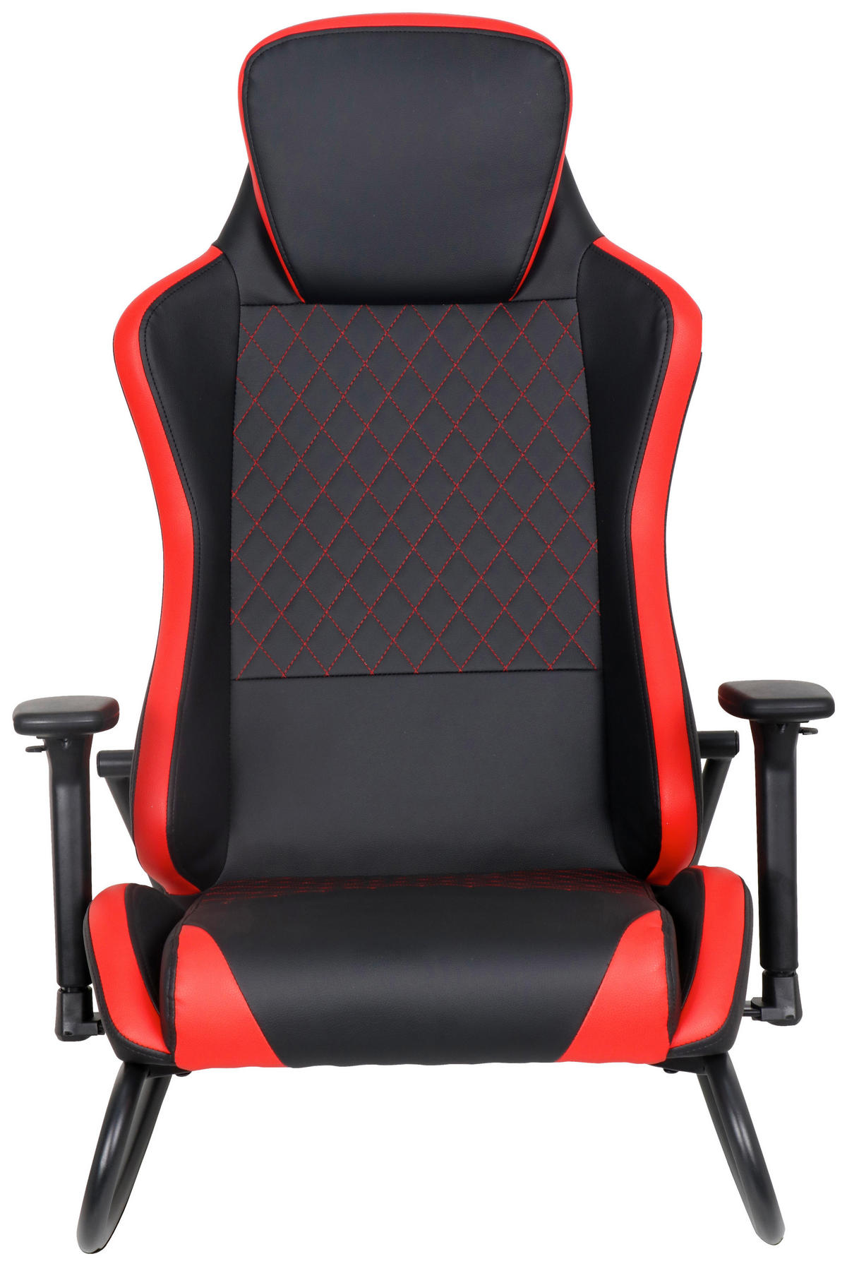 SCAUN DE GAMING  in imitație piele roșu, negru  - roșu/negru, Design, plastic/metal (69/98/87cm) - Boxxx