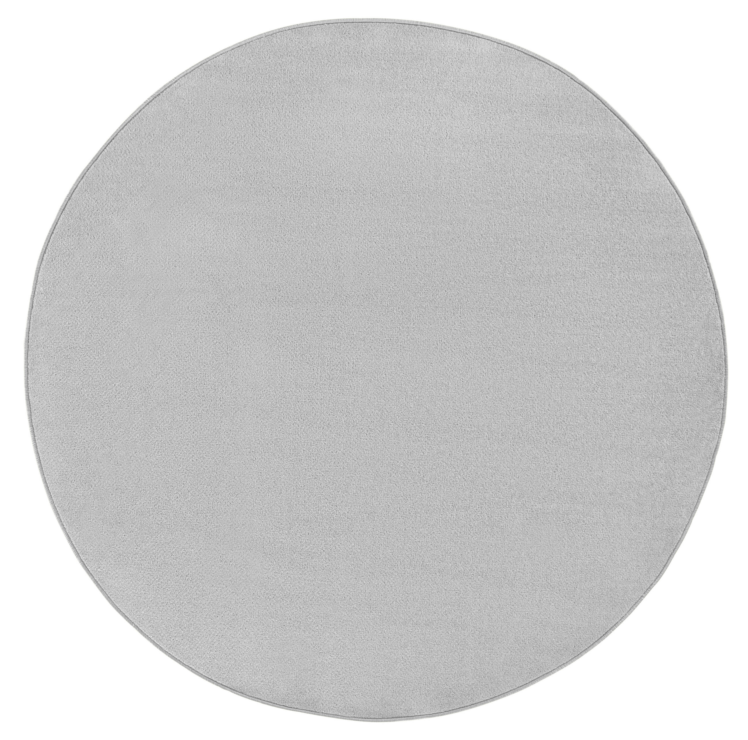 FLACHWEBETEPPICH 133 cm Fancy Hellgrau  - Hellgrau, Basics, Kunststoff (133cm)