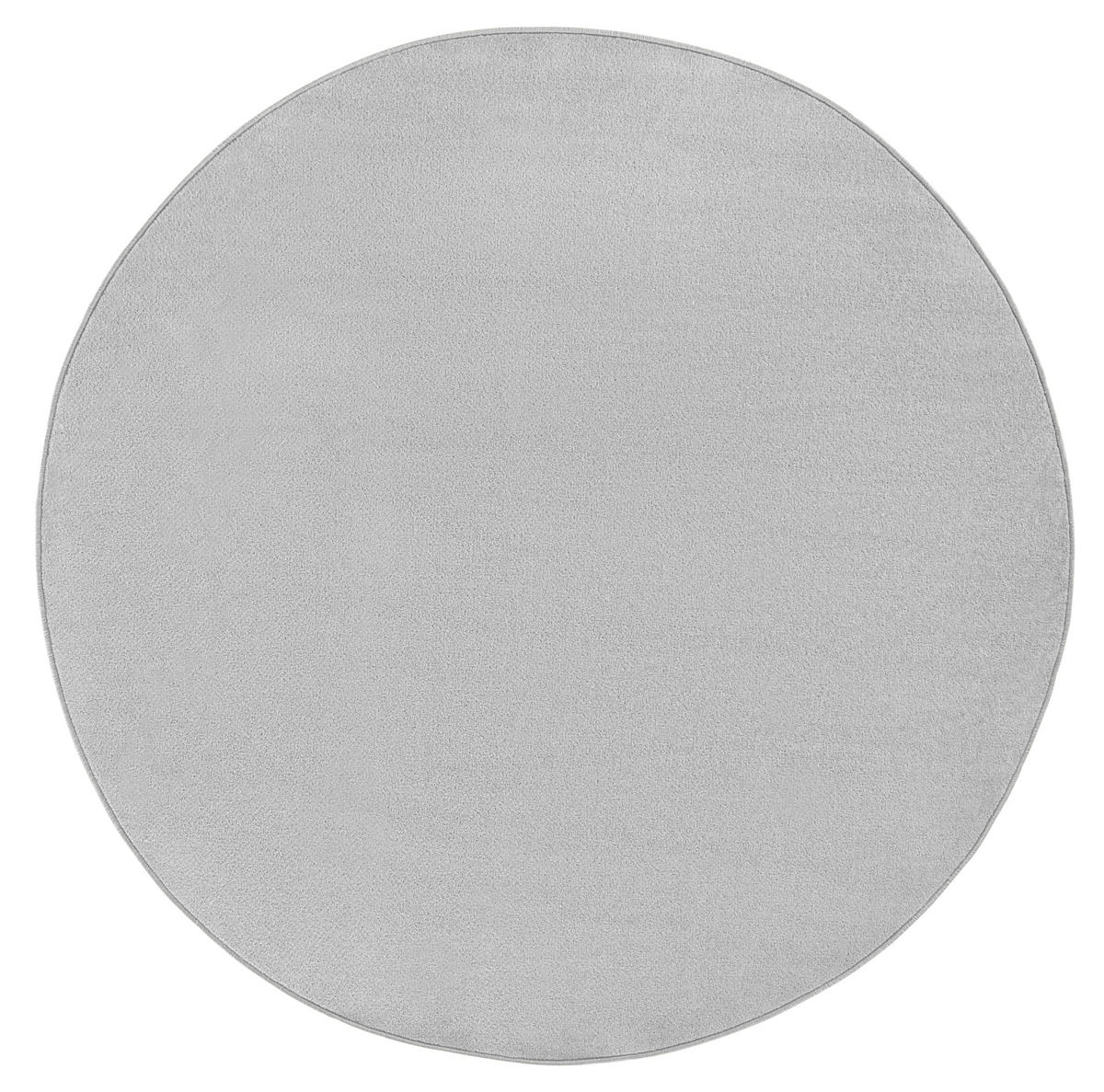 FLACHWEBETEPPICH 200 cm Fancy Hellgrau  - Hellgrau, Basics, Kunststoff (200cm)