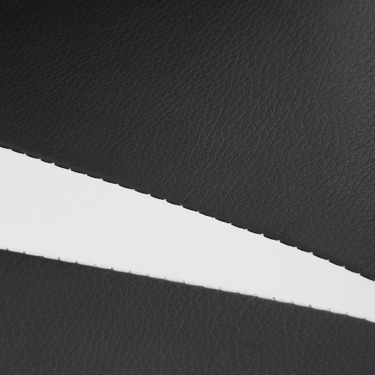 GAMINGSTUHL Schwarz, Weiß Metall, Kunststoff, Textil   - Schwarz/Weiß, Design, Kunststoff/Textil (68/124-134/59cm) - Hom`in