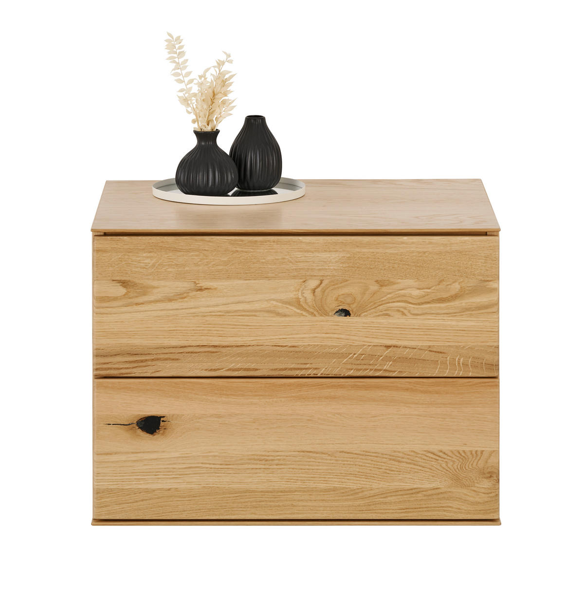 KOMMODE , 60/44/50 cm, 2 Schublade(n)  - Eichefarben, Design, Holz/Holzwerkstoff (60/44/50cm) - Dieter Knoll
