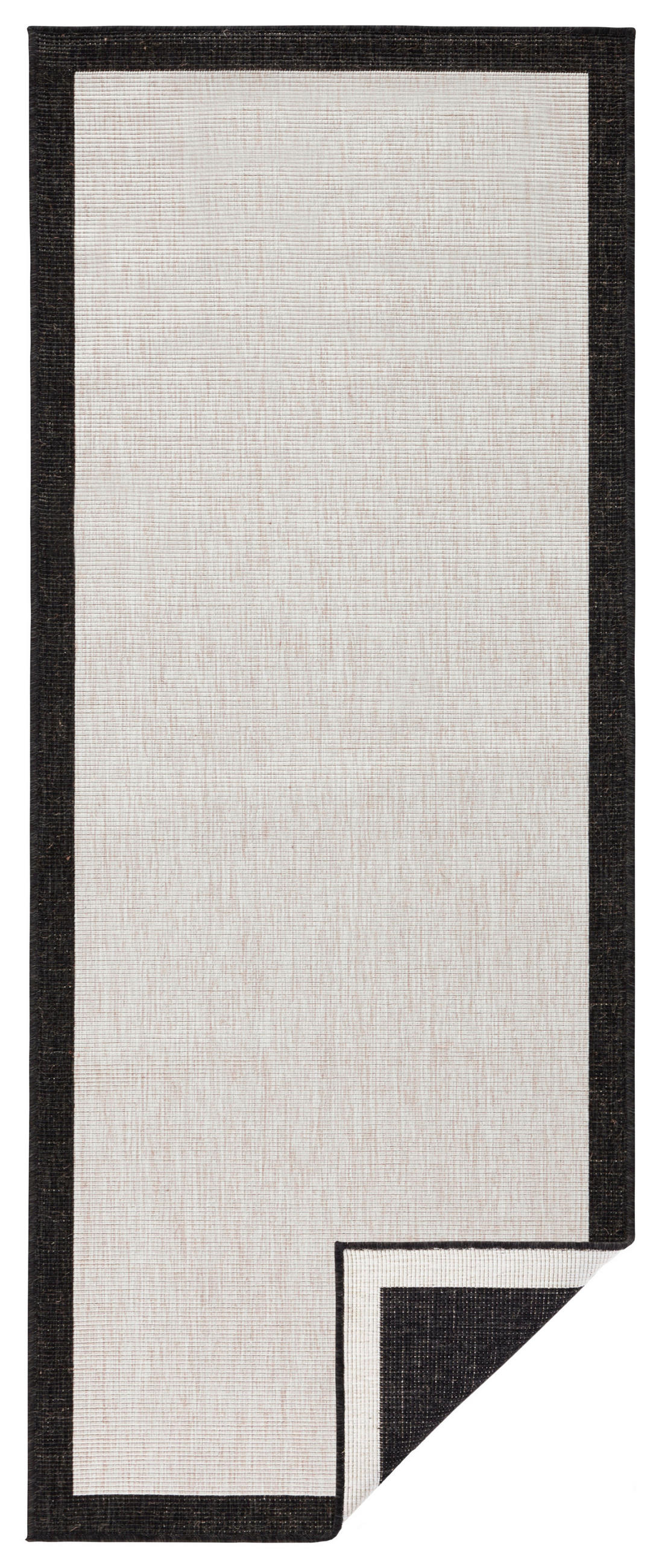 Hanse Home Läufer Twin Creme, Schwarz 80x250 cm