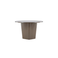 UTEBORD metall rund  - brun, Modern, metall (120/75cm) - Gardenson