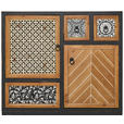KOMMODE  in 80/84/38 cm  - Multicolor/Schwarz, ROMANTIK / LANDHAUS, Holz/Holzwerkstoff (80/84/38cm) - Landscape