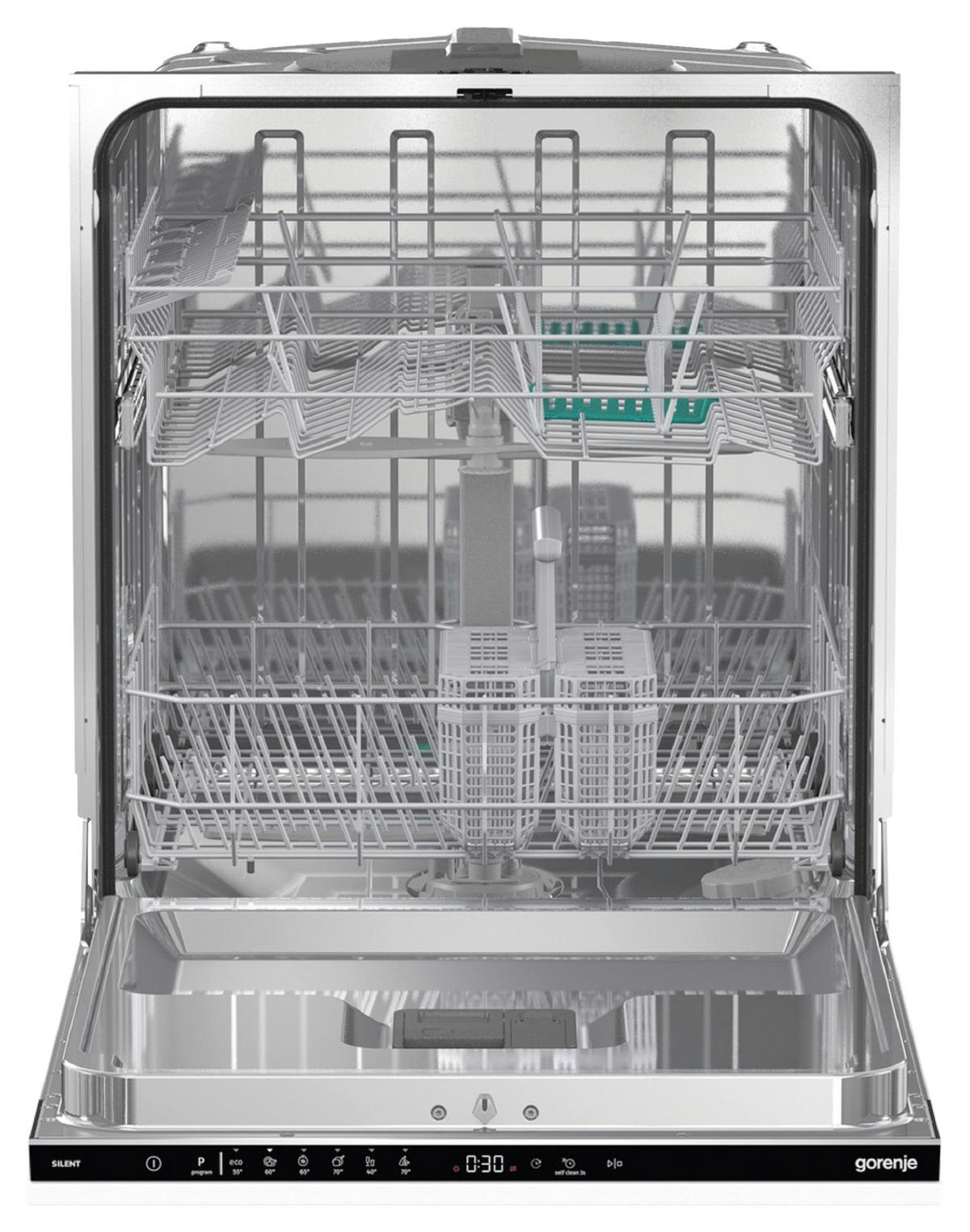 GESCHIRRSPÜLER GV642E90  - Schwarz/Weiß, Basics, Metall (59,8/81,6/55,5cm) - Gorenje