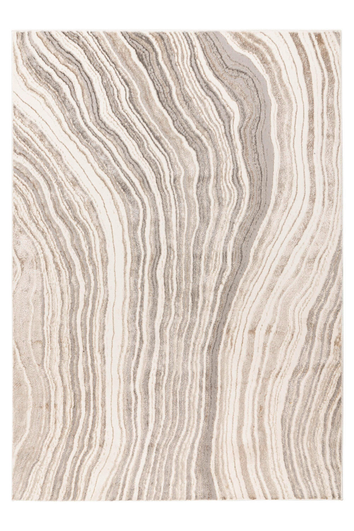 FLACHWEBETEPPICH 200/290 cm Silberfarben, Beige rechteckig  - Beige/Silberfarben, Basics, Textil (200/290cm) - Kayoom