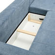 ECKSOFA  in Webstoff Blaugrau  - Blaugrau/Schwarz, KONVENTIONELL, Textil/Metall (292/192cm) - Carryhome