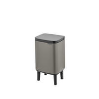 SZEMETESVÖDÖR 4 l  - fekete/platinaszürke, Design, műanyag/fém (4Ll) - Brabantia