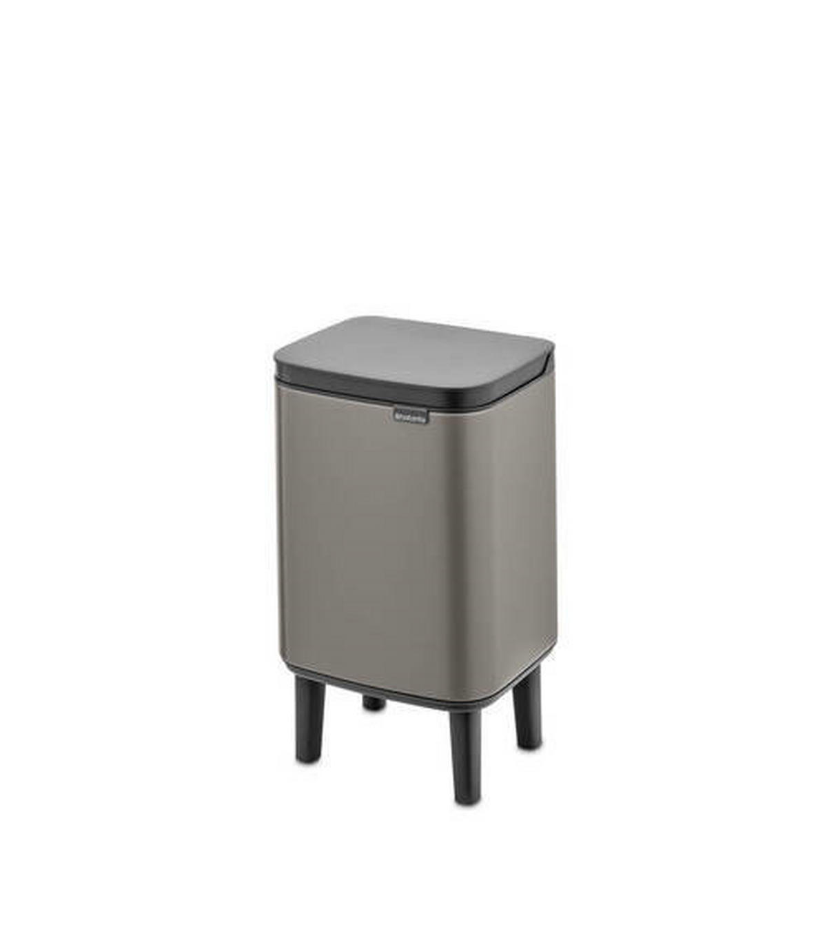 SZEMETESVÖDÖR 4 l  - fekete/platinaszürke, Design, műanyag/fém (4Ll) - Brabantia