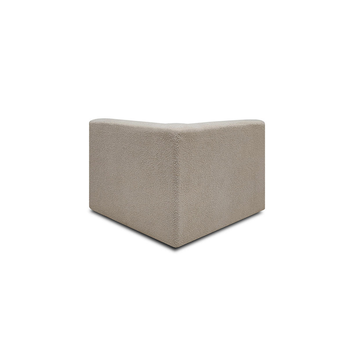 SOFFMODUL i teddy tyg beige  - beige/svart, Klassisk, metall/trä (96/70/96cm) - Niels Andersson