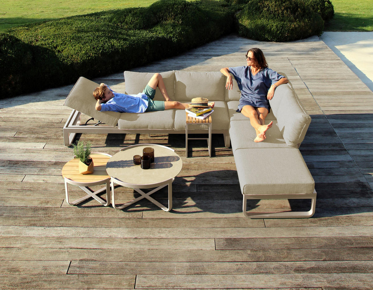 HOCKER Metall, Textil Taupe, Kaschmir  - Taupe/Kaschmir, Textil/Metall (70/43/68cm) - Zebra 