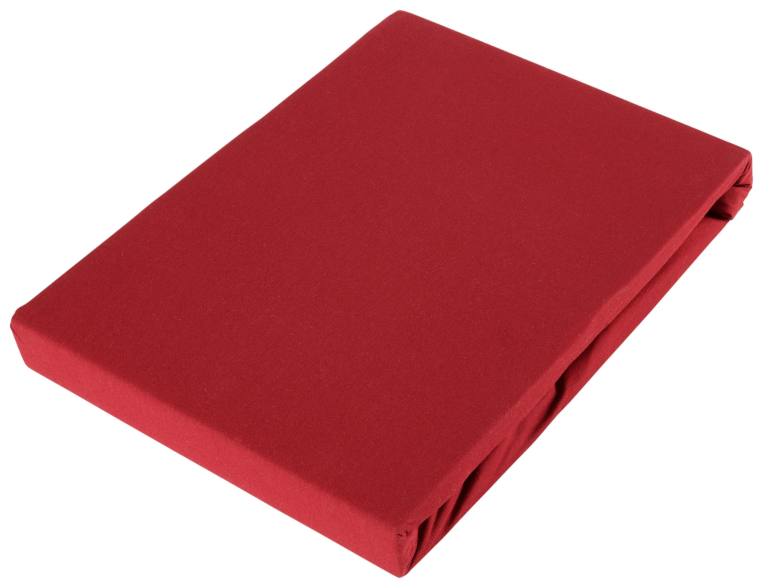 SPANNBETTTUCH FLORENTANO Jersey  - Bordeaux, Basics, Textil (100/200cm) - Bio:Vio