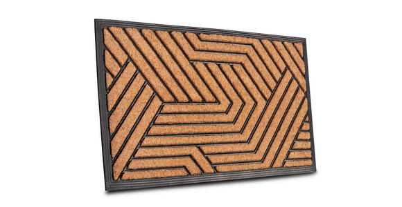 KOKOSMATTE 45/75 cm Mix Mats  - Hellbraun/Schwarz, Basics, Naturmaterialien/Kunststoff (45/75cm) - Esposa