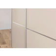 SCHWEBETÜRENSCHRANK 271/223/68 cm 3-türig Champagner  - Champagner/Alufarben, KONVENTIONELL, Glas/Holzwerkstoff (271/223/68cm) - Novel