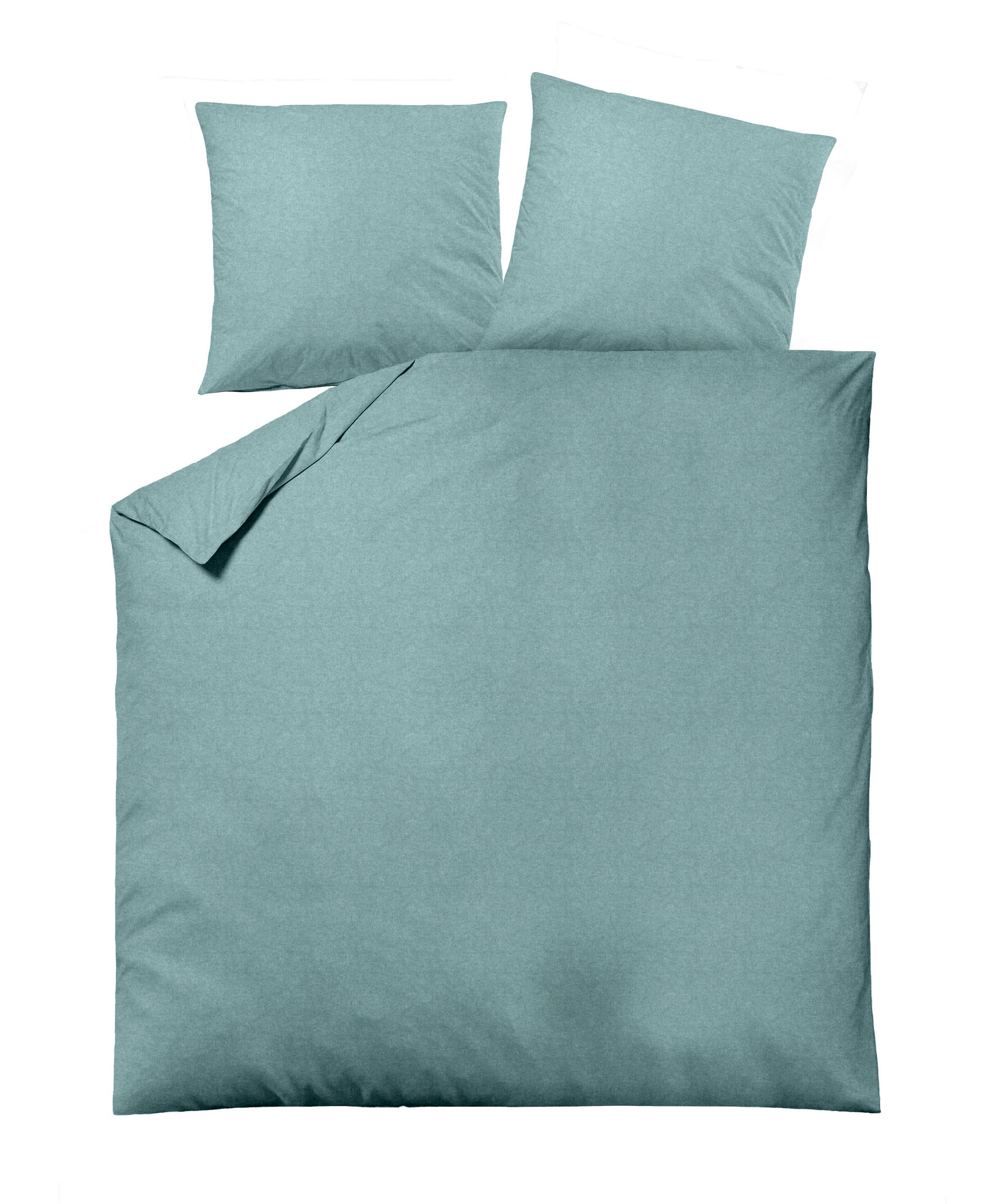 BETTWÄSCHE Flanell 200/200 cm  - Hellblau, Basics, Textil (200/200cm) - Novel