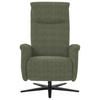 RELAXSESSEL in Textil Dunkelgrün  - Dunkelgrün/Schwarz, Design, Textil/Metall (77/115/89cm) - Pure Home Comfort