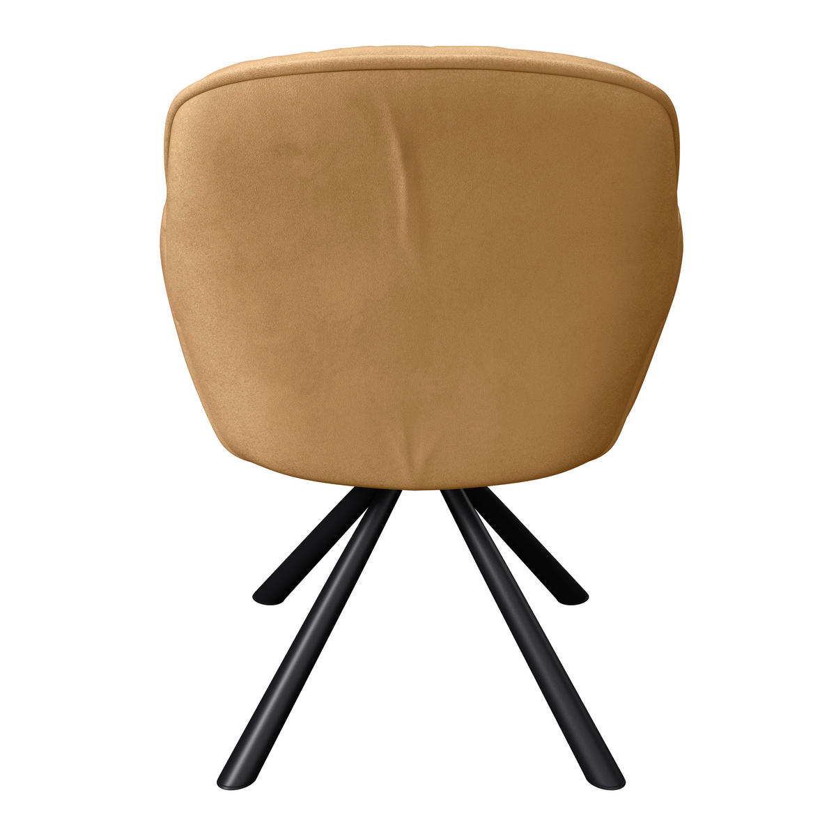 STOL MED ARMSTÖD järn sammet  - brun/svart, Klassisk, metall/textil (62/85/62cm) - Hom`in