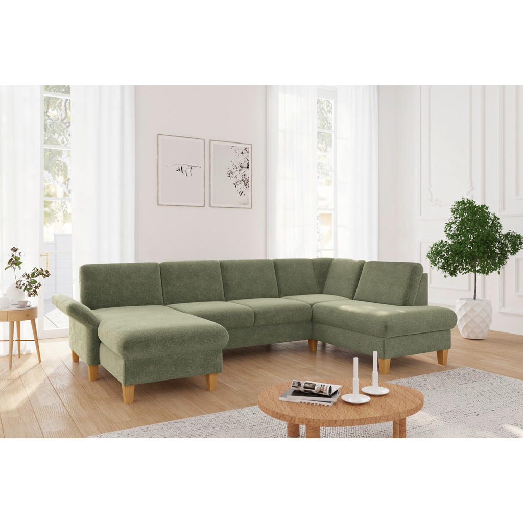 Sit & More SEDACIA SÚPRAVA, textil, svetlozelená