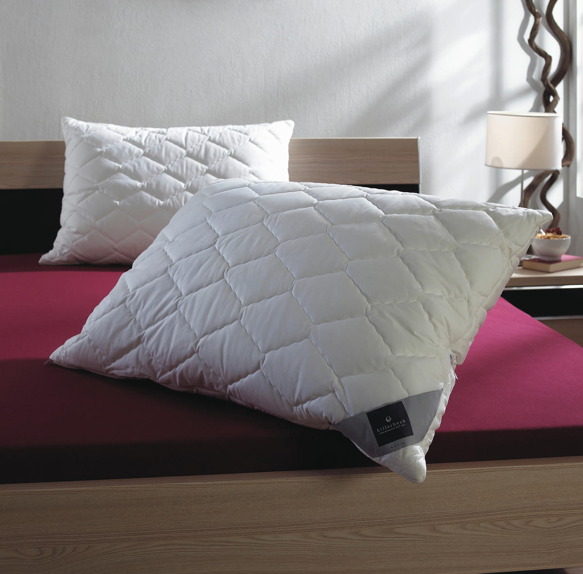 PROŠIVENI JASTUK  60/80 cm       - bela, Osnovno, tekstil (60/80cm) - Billerbeck